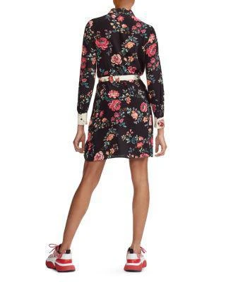 商品Maje|Riller Floral Print Shirt Dress,价格¥1391,第2张图片详细描述