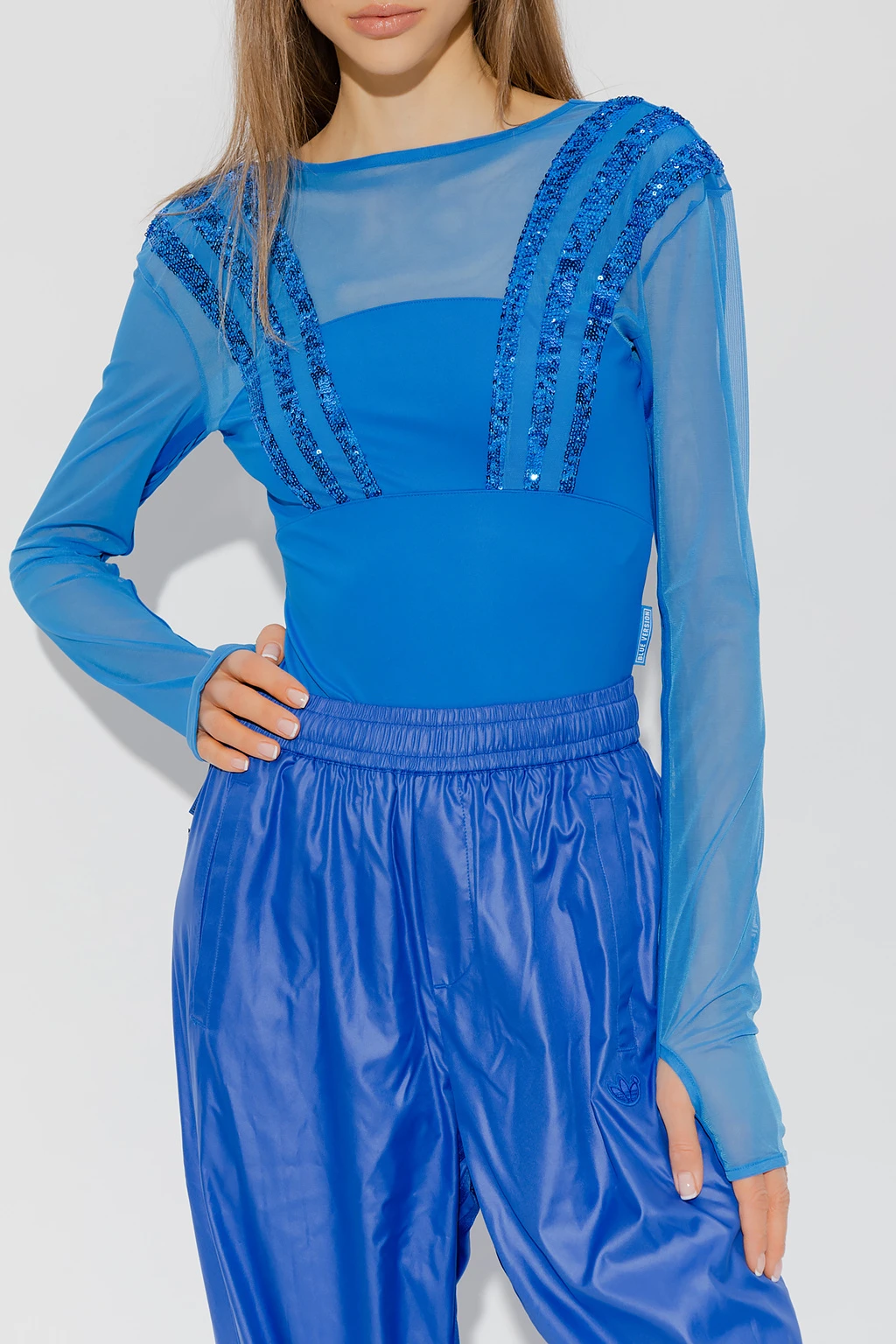 商品Adidas|Adidas 女士连体裤 HR3416 蓝色,价格¥841,第3张图片详细描述