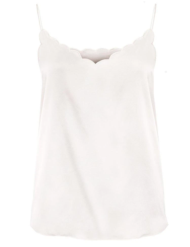 商品Pixie Market|Cult Silk Scalloped Cami,价格¥482,第4张图片详细描述