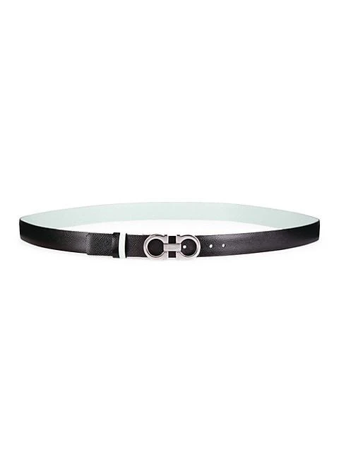 商品Salvatore Ferragamo|Reversible Classic Gancini Leather Belt,价格¥2122,第3张图片详细描述