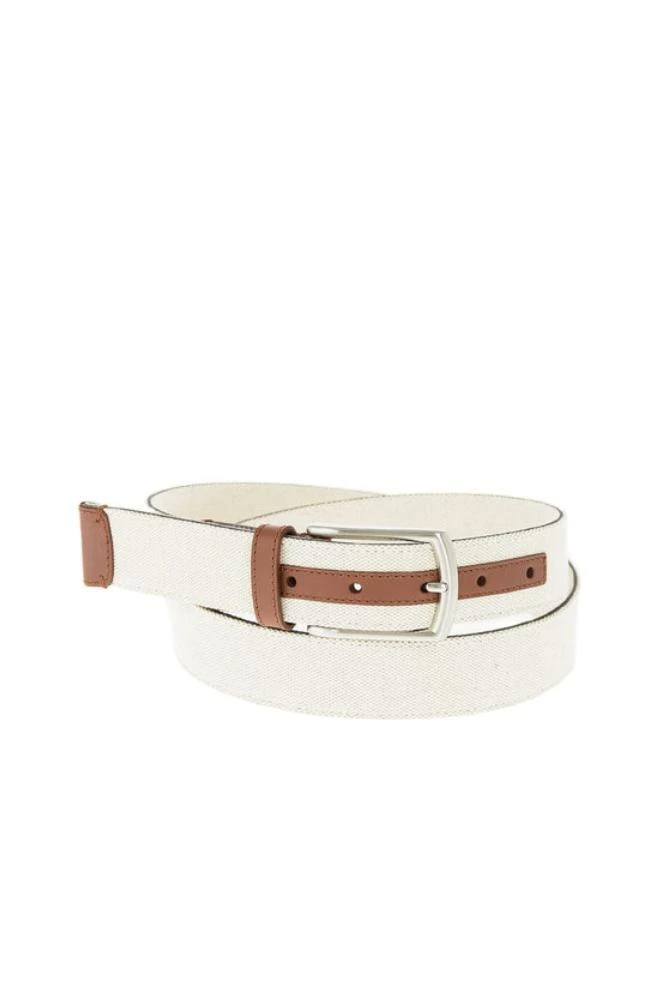 商品Zegna|Ermenegildo Zegna Mens White Other Materials Belt,价格¥2746,第1张图片