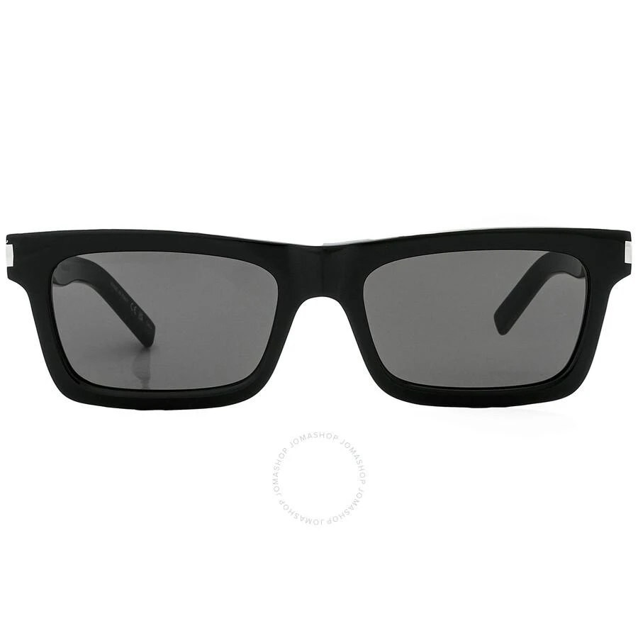 商品Yves Saint Laurent|Black Rectangular Ladies Sunglasses SL 461 BETTY 001 54,价格¥1638,第1张图片