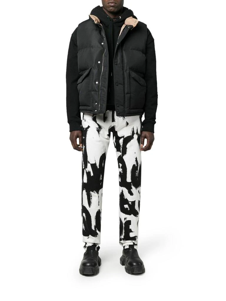 商品Alexander McQueen|Alexander McQueen Printed High-rise Jeans,价格¥4732,第2张图片详细描述