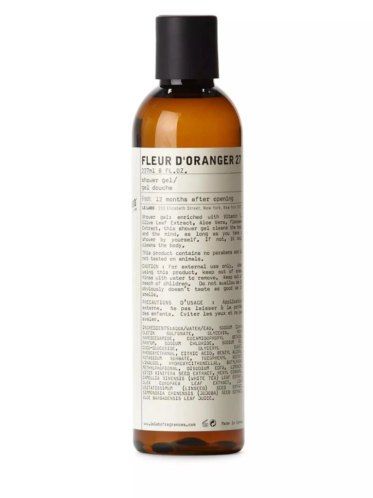 商品Le Labo|Fleur d'Oranger Shower Gel,价格¥472,第1张图片