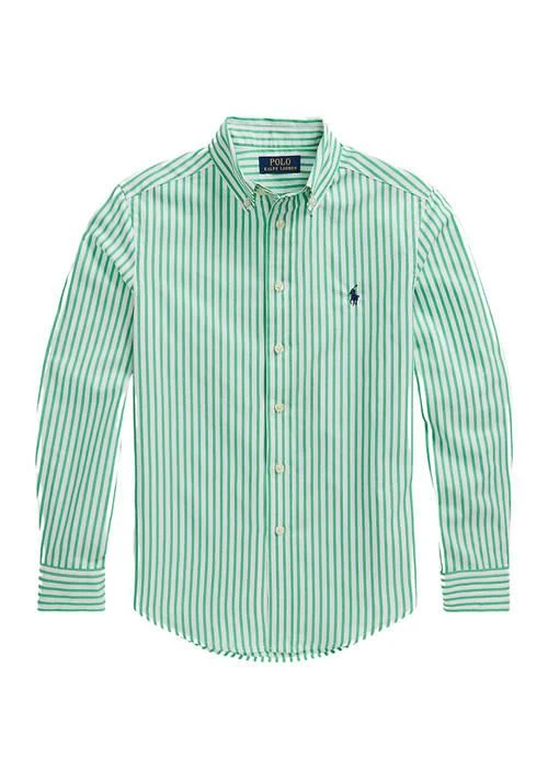 商品Ralph Lauren|Lauren Childrenswear Boys 8 20 Striped Cotton Poplin Shirt,价格¥167,第1张图片