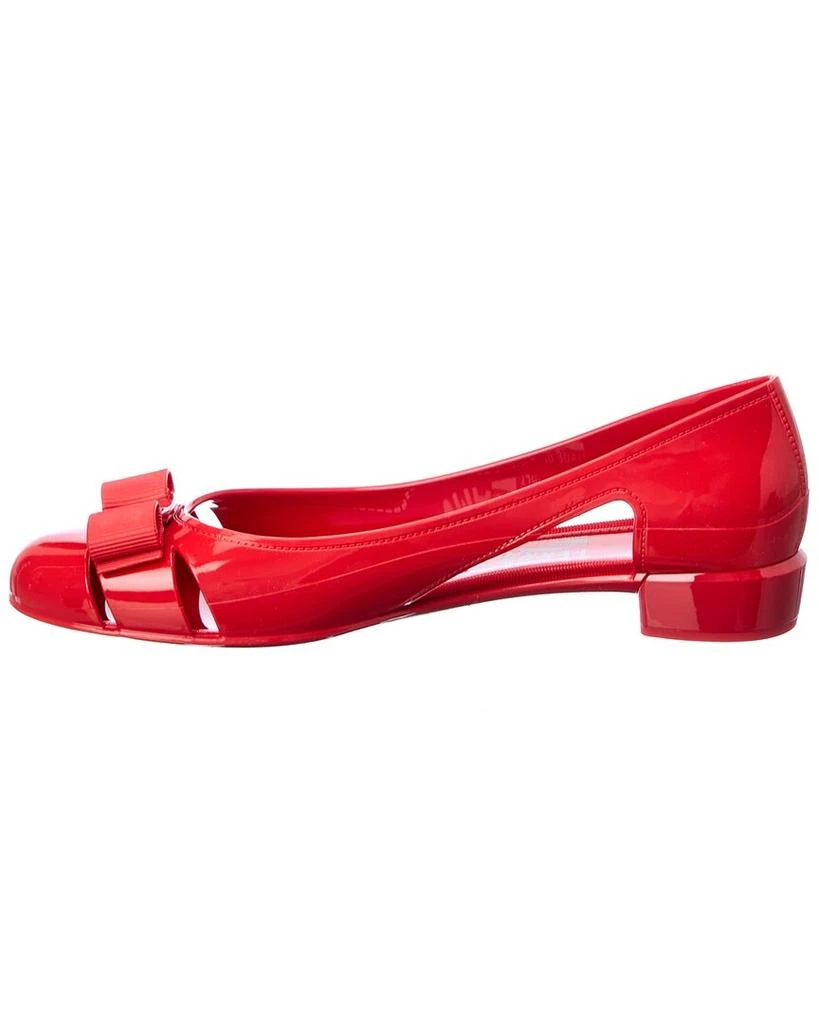 商品Salvatore Ferragamo|Salvatore Ferragamo Vara Jelly Ballet Flat,价格¥2393,第2张图片详细描述