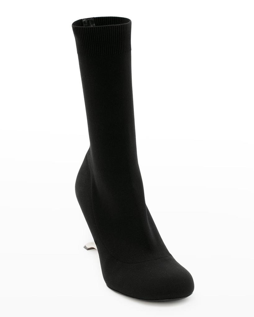 商品Alexander McQueen|Arc Architectural-Heel Sock Booties,价格¥9708,第4张图片详细描述
