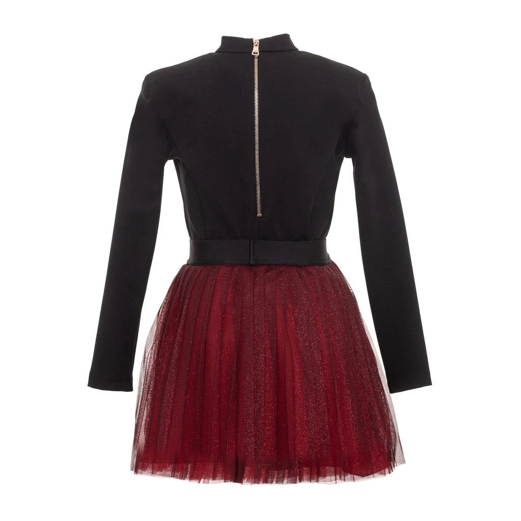 商品Balmain|Balmain Kids Logo Detailed Long Sleeved Dress,价格¥2154,第2张图片详细描述