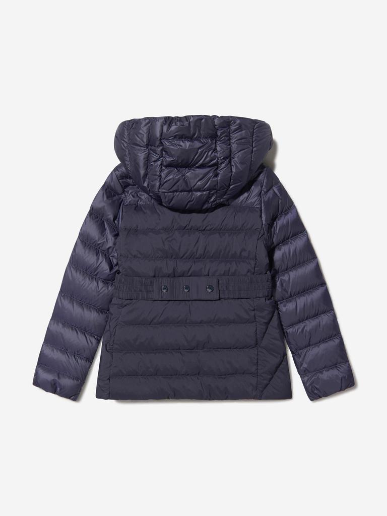 Moncler Navy Girls Down Padded Arialda Jacket商品第1张图片规格展示