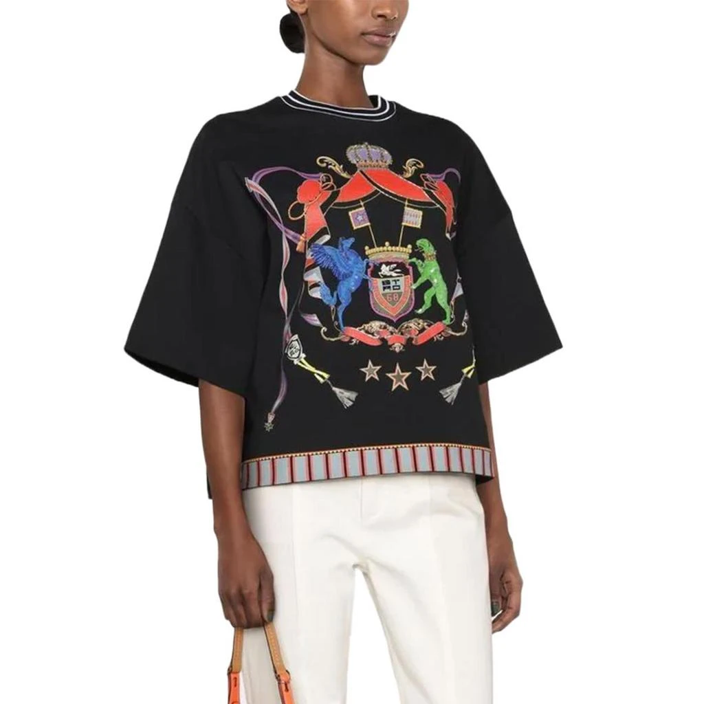 商品ETRO|Etro T-shirts and Polos Black,价格¥4111,第4张图片详细描述