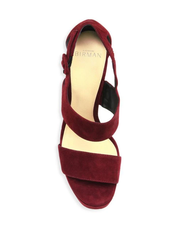 商品Alexandre Birman|Elouise Suede Platform Sandals,价格¥2063,第4张图片详细描述