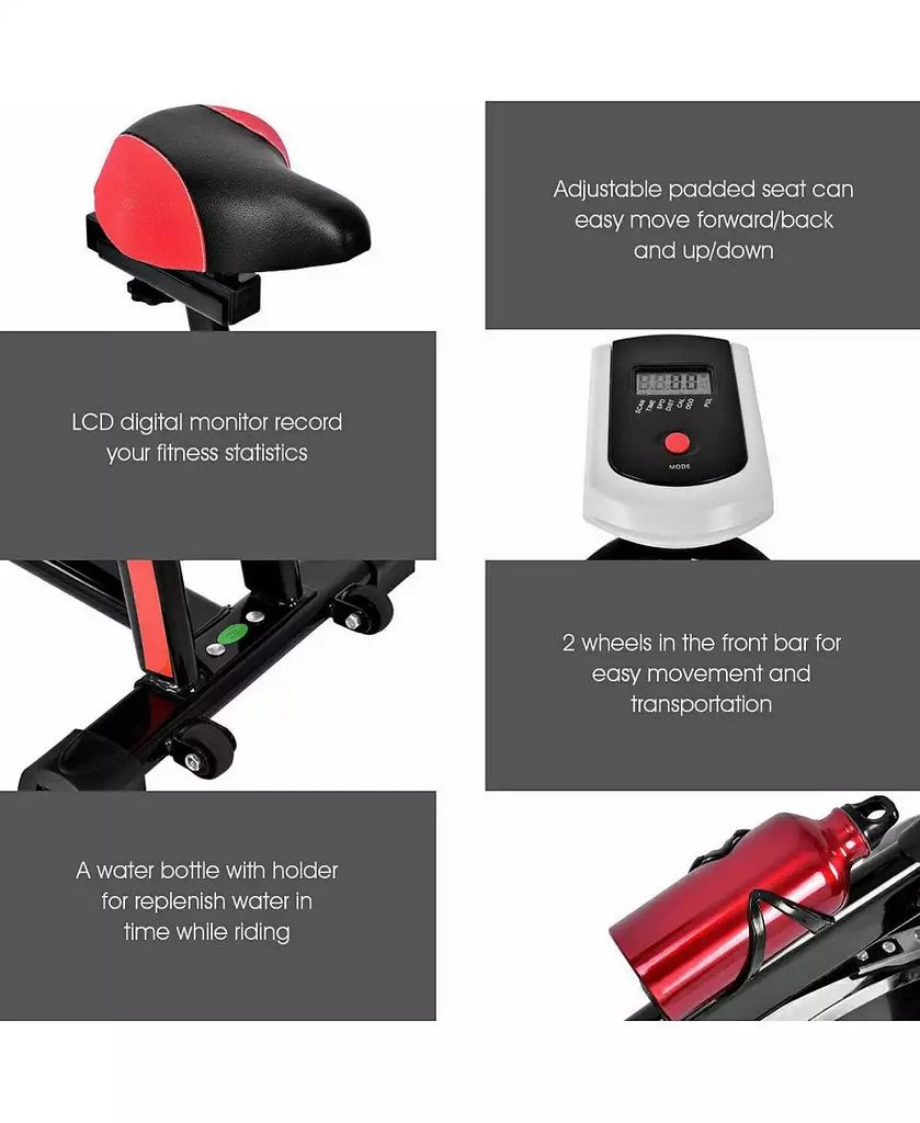 Exercise Bicycle Indoor Bike Cycling Cardio Adjustable Gym 商品