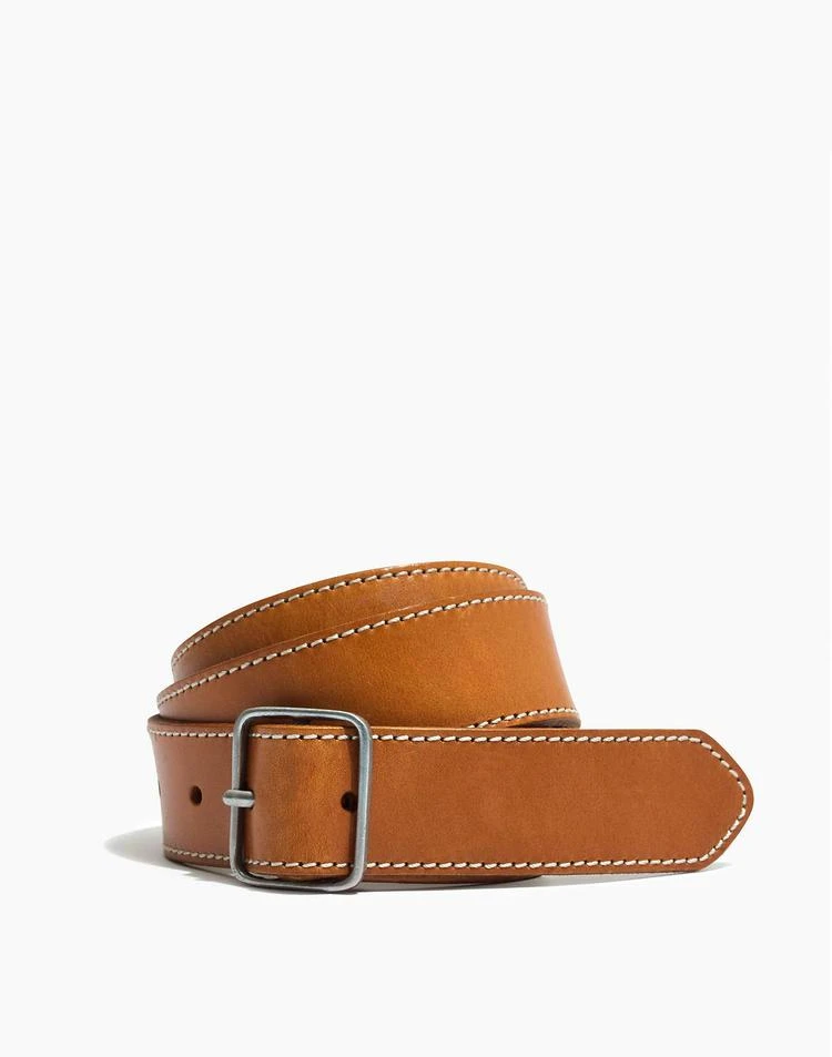商品Madewell|Leather Contrast-Stitched Belt,价格¥199,第1张图片