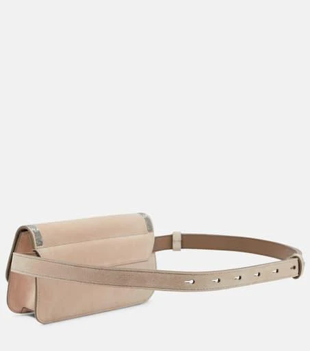 商品Brunello Cucinelli|Embellished suede belt bag,价格¥6593,第4张图片详细描述