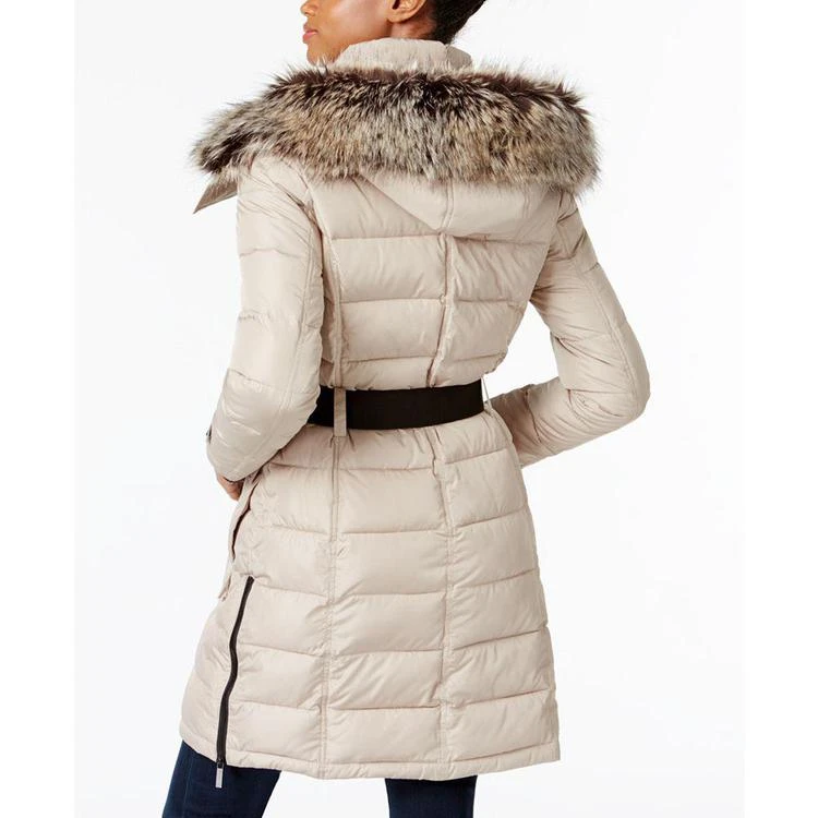 Faux-Fur-Trim Belted Coat, A Macy's Exclusive 商品