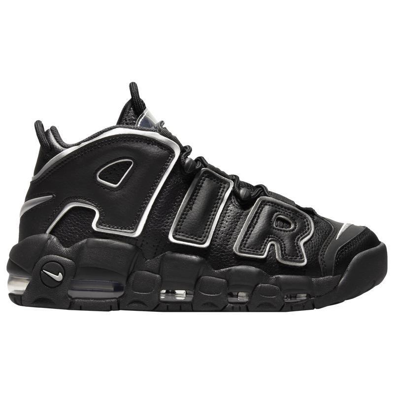 商品NIKE|大童 耐克 Air More Uptempo 复刻篮球鞋 黑银,价格¥1179,第1张图片