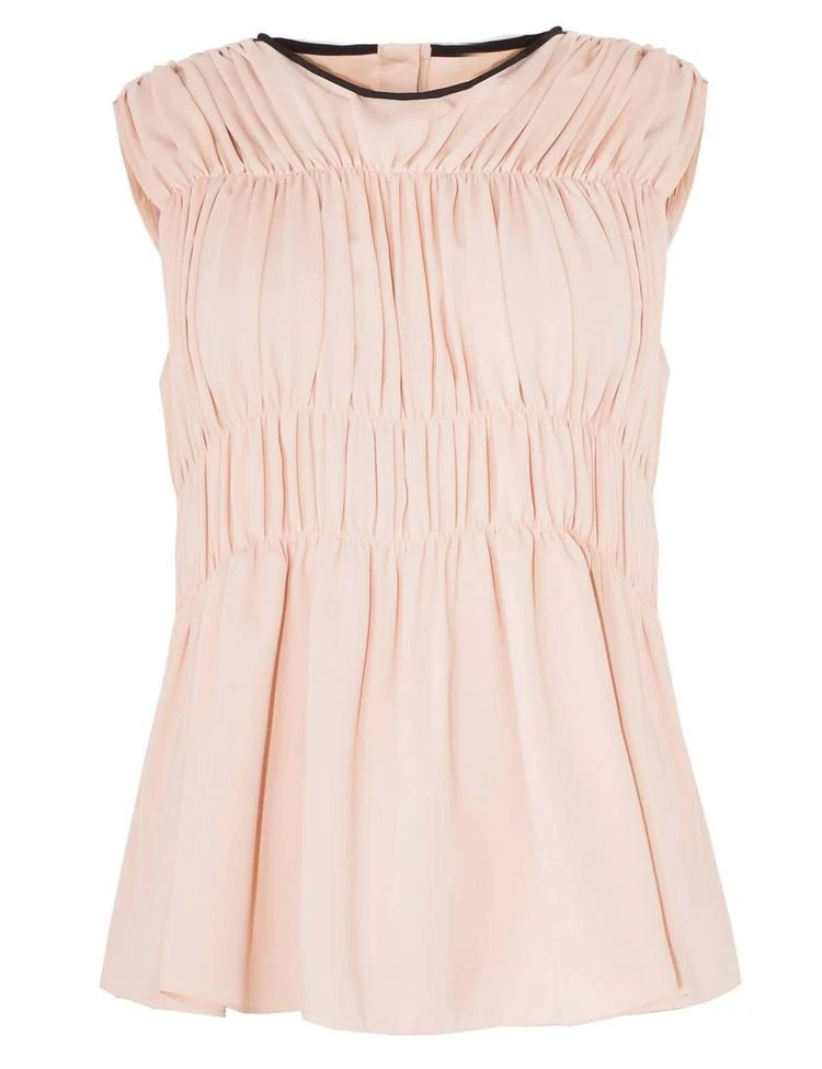 商品Pixie Market|Nude Pleated Top,价格¥303,第4张图片详细描述