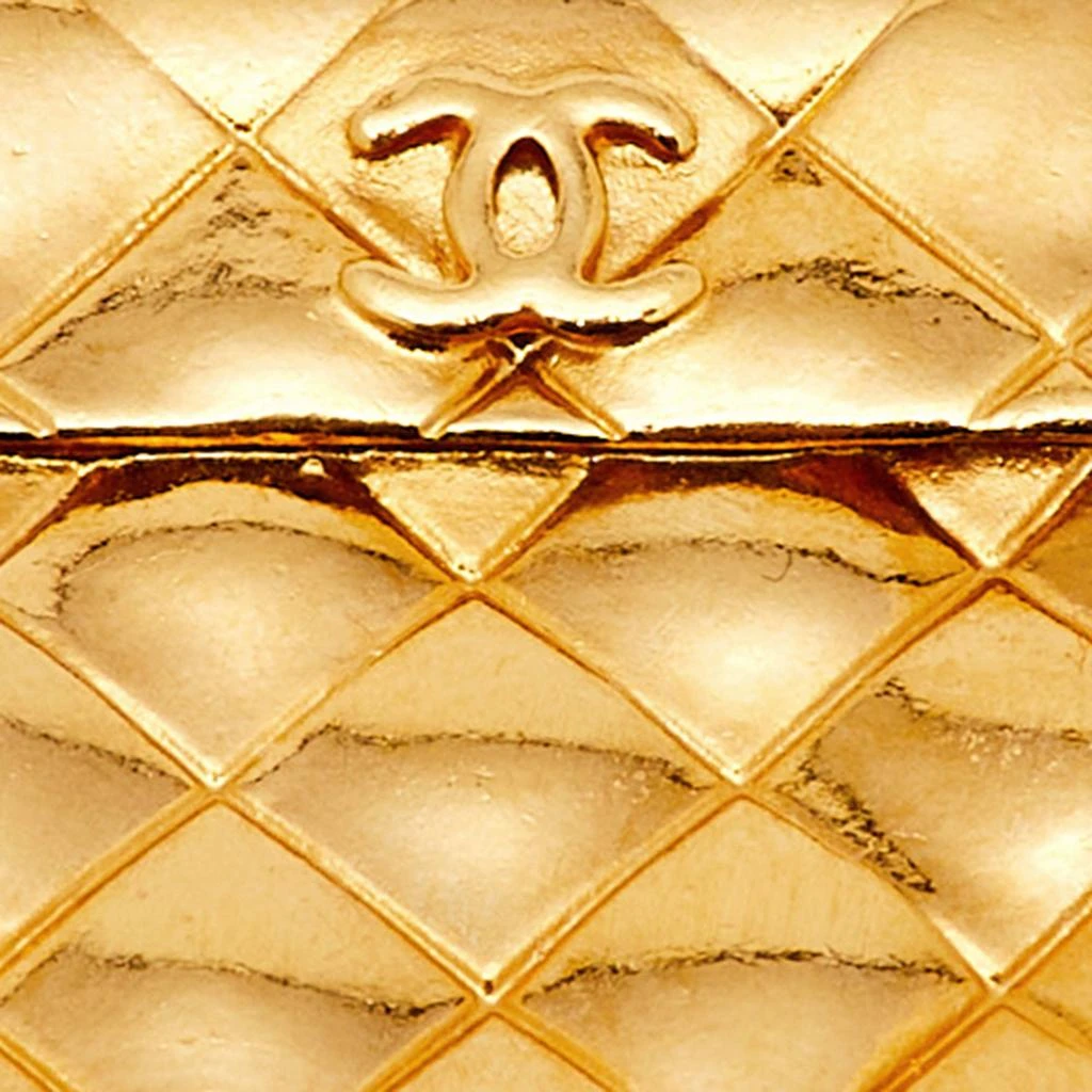 商品[二手商品] Chanel|Chanel Hanging Flap Bag Motif Gold Tone Pin Brooch,价格¥4218,第4张图片详细描述