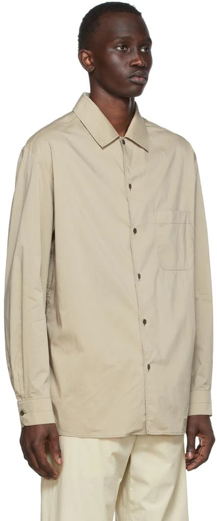 商品Lemaire|Taupe Convertible Collar Shirt,价格¥1637,第2张图片详细描述