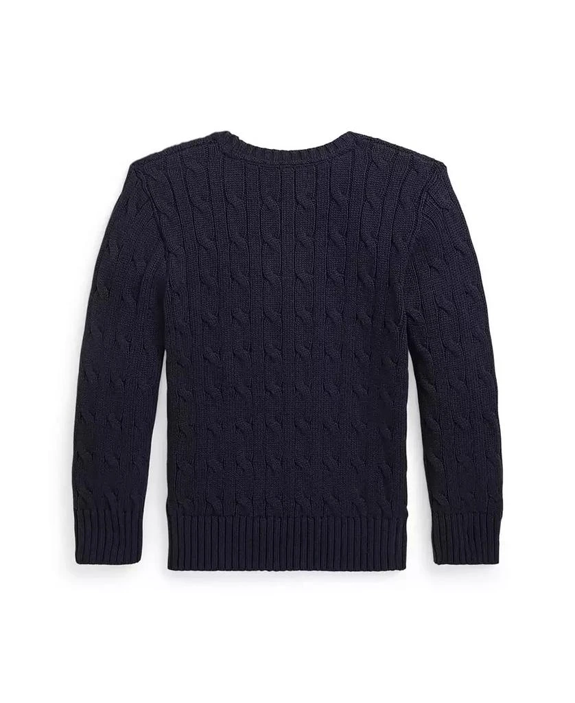 商品Ralph Lauren|Toddler and Little Boys Cable-Knit Cotton Sweater,价格¥124,第5张图片详细描述