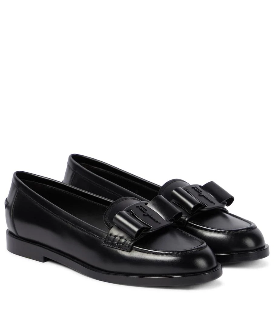 商品Salvatore Ferragamo|Vivaldo皮革乐福鞋,价格¥4710,第1张图片