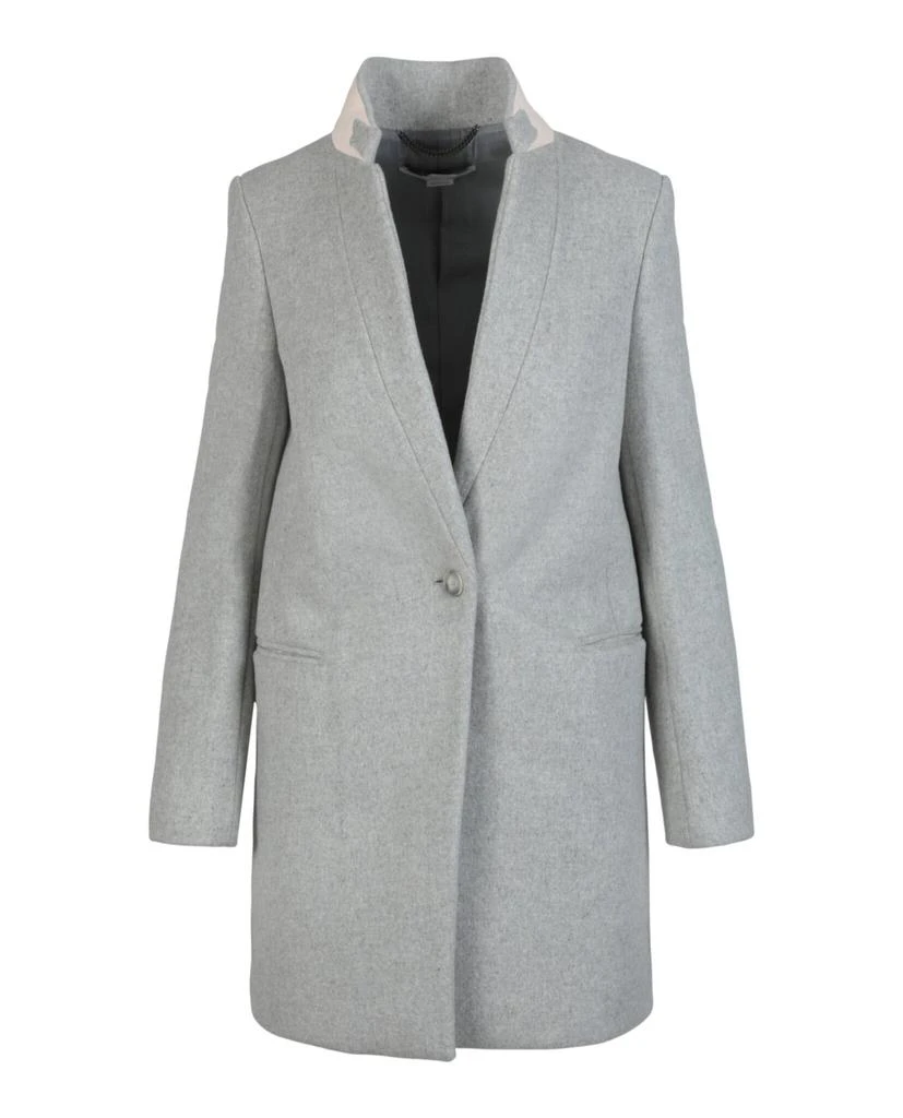 商品Stella McCartney|Fleur Felt-Collar Wool Coat,价格¥2453,第1张图片