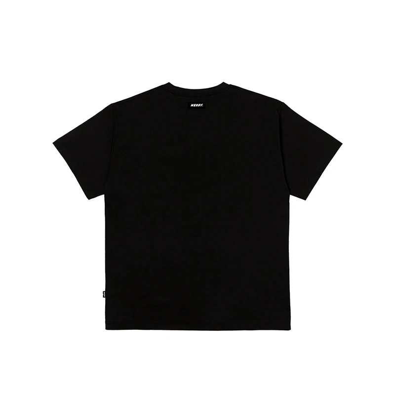 【享贝家】ZY - 23夏季新款 多巴胺系列 休闲宽松短袖T恤 男女情侣 黑色 PNEU20KT30 商品