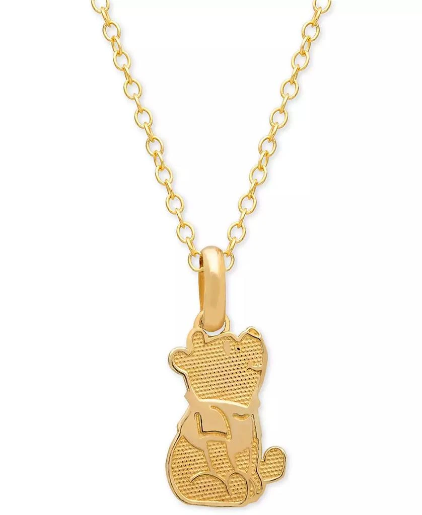 商品Disney|Children's Winnie the Pooh 15" Pendant Necklace in 14k Gold,价格¥1337,第1张图片