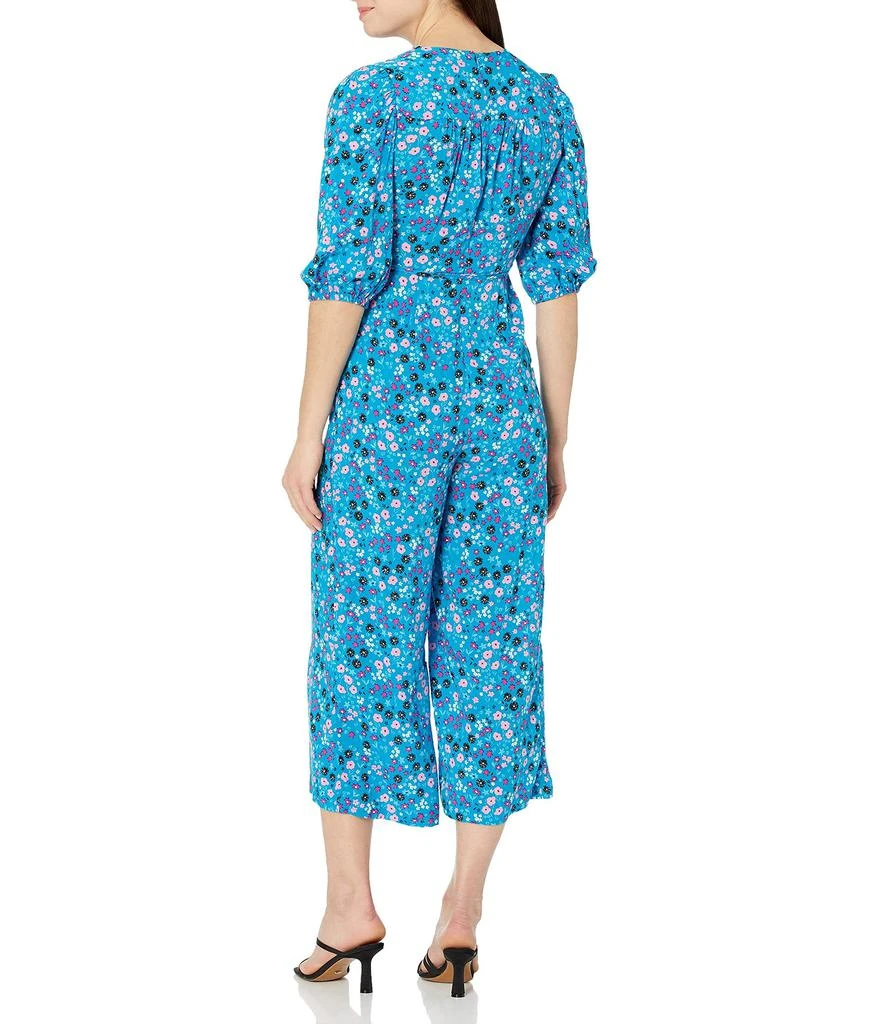 商品Calvin Klein|Womens Short Sleeve Cross Front Neckline Jumpsuit,价格¥613,第2张图片详细描述