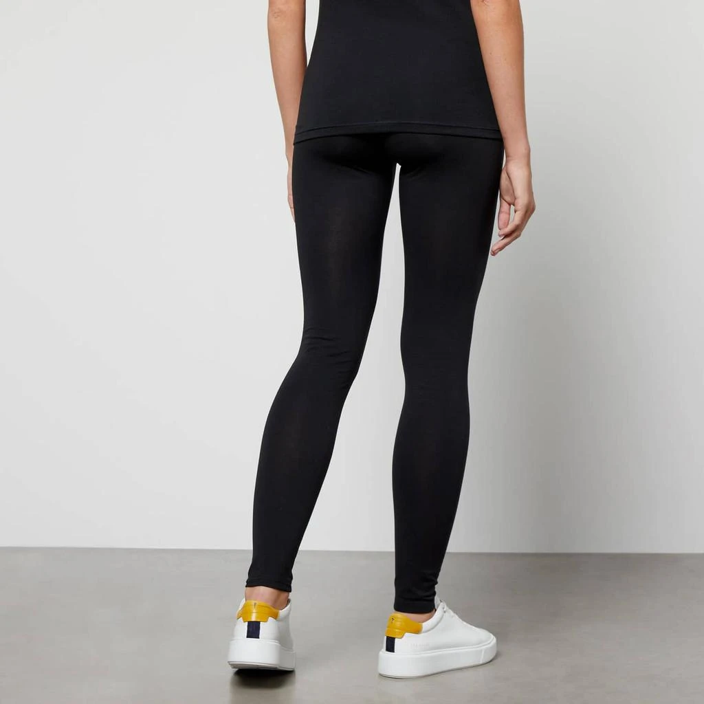 商品Emporio Armani|Emporio Armani Iconic Logo-Detailed Cotton-Blend Leggings,价格¥300,第2张图片详细描述