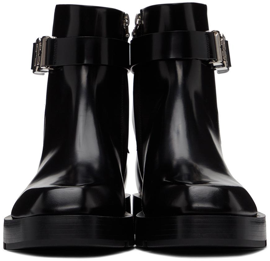 商品Givenchy|黑色 Squared Buckle 踝靴,价格¥12491,第4张图片详细描述