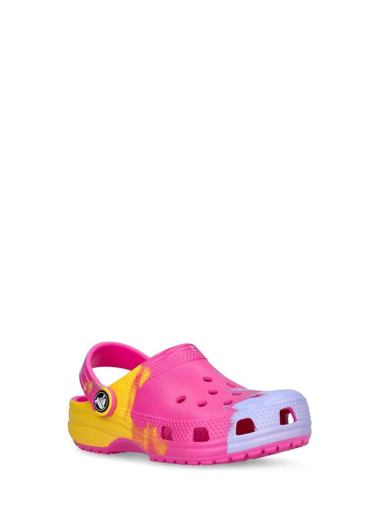 商品Crocs|Tie Dye Print Rubber Crocs,价格¥352,第2张图片详细描述