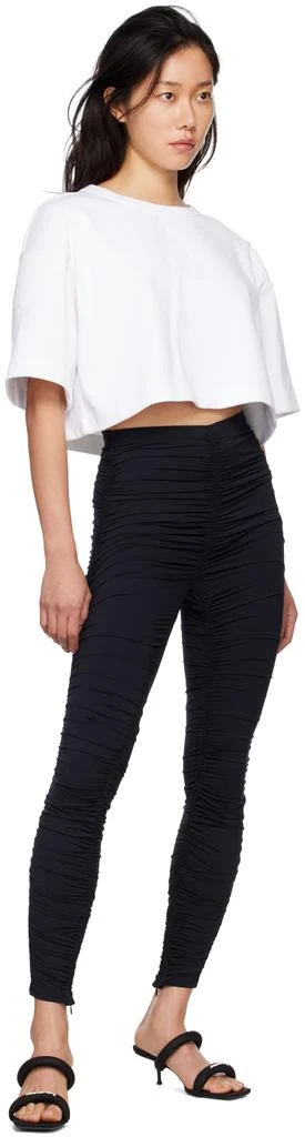 商品Alexander Wang|Black Ruched Leggings,价格¥1722,第4张图片详细描述