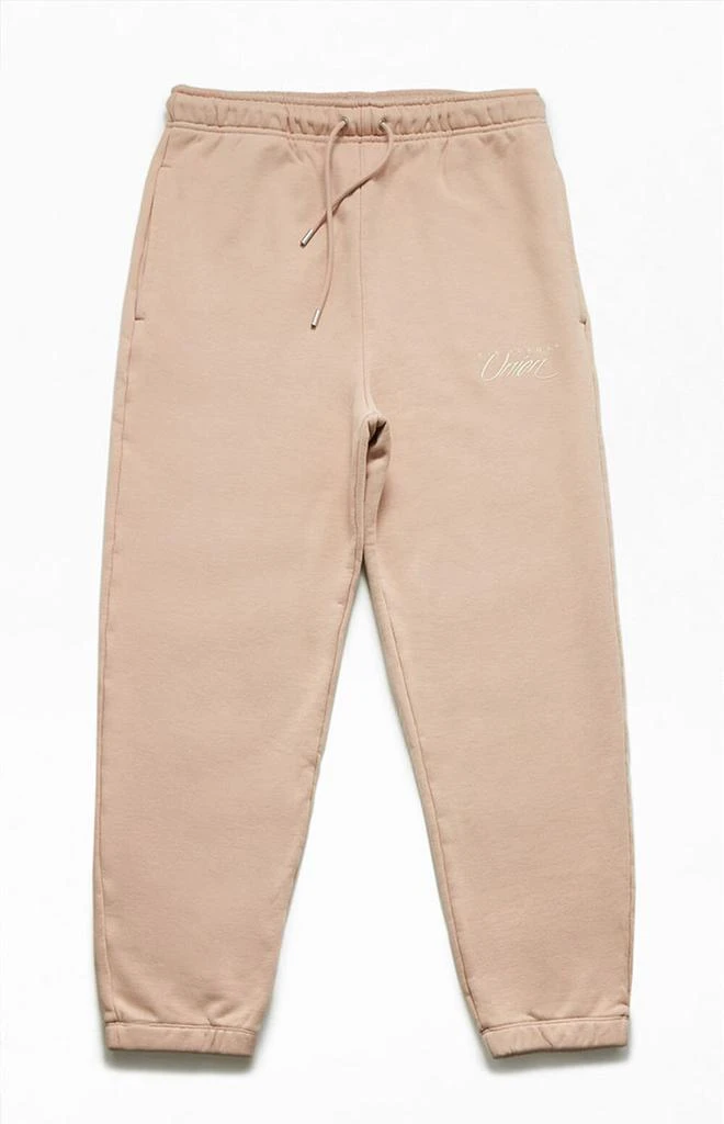 商品Jordan|x Union Beige Fleece Sweatpants,价格¥768,第1张图片详细描述