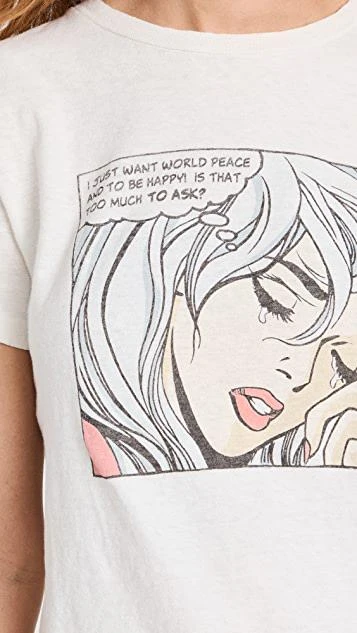 商品Re/Done|World Peace 经典 T 恤,价格¥683,第5张图片详细描述