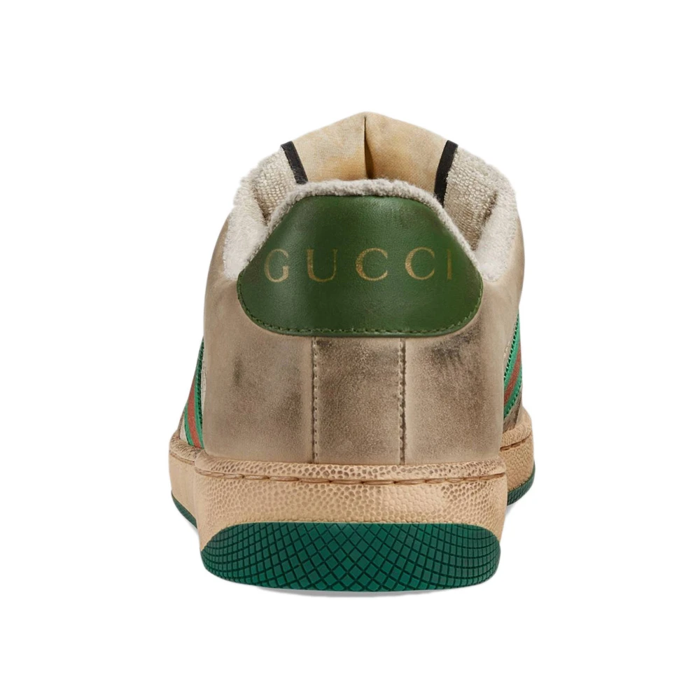 GUCCI 古驰 女士网眼皮革运动鞋 570442-0YI20-9582 商品