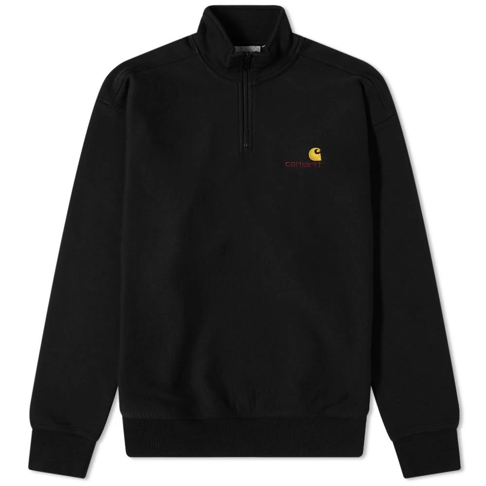 商品Carhartt|Carhartt WIP Half Zip American Script Sweat,价格¥761,第1张图片