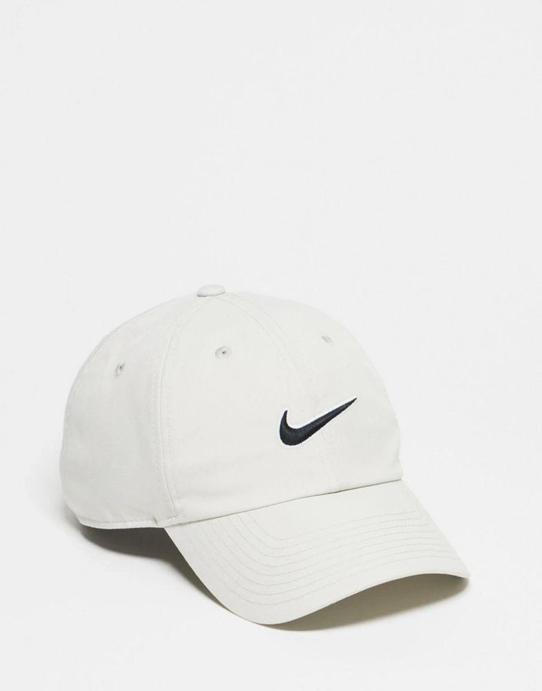 商品NIKE|Nike Club Swoosh cap in light stone,价格¥194,第1张图片