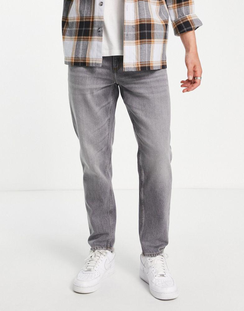 ASOS DESIGN classic rigid jeans in grey商品第2张图片规格展示