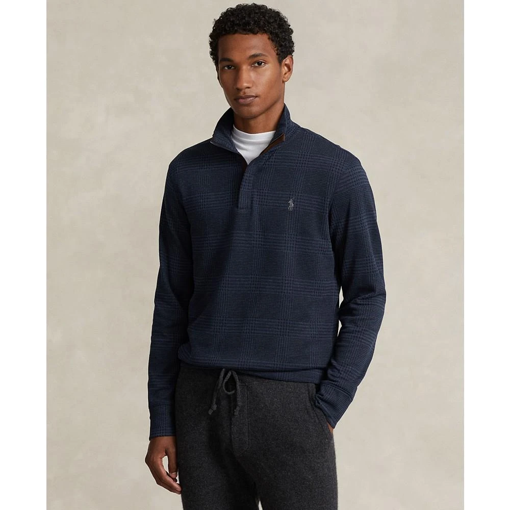 商品Ralph Lauren|Men's Printed Double-Knit Quarter-Zip Pullover,价格¥523,第1张图片