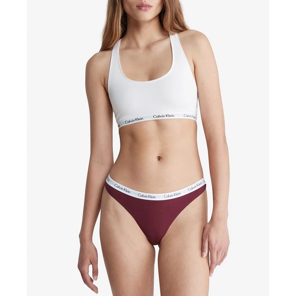 商品Calvin Klein|Women's Carousel Thong Underwear 5-Pack,价格¥331,第3张图片详细描述