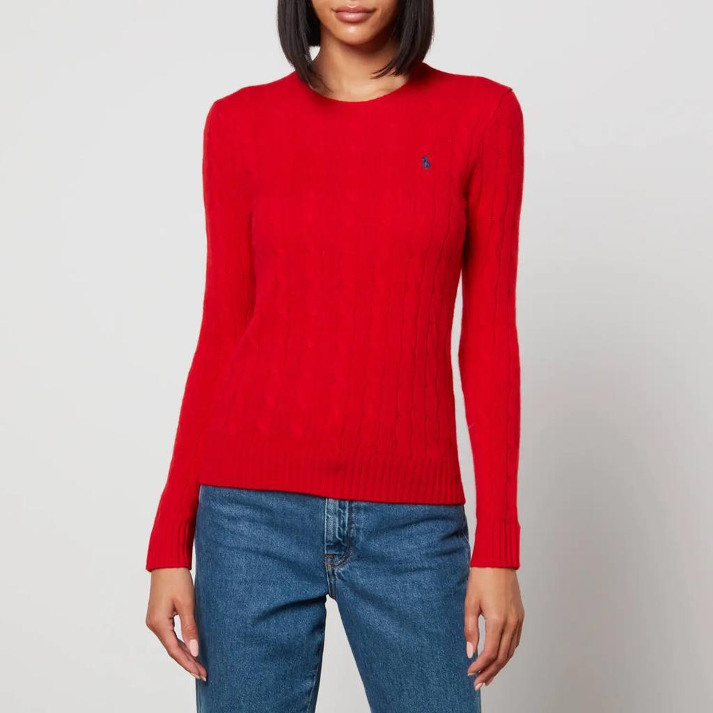 商品Ralph Lauren|Polo Ralph Lauren Julianna Cable-Knit Wool and Cashmere-Blend Jumper,价格¥1344,第1张图片