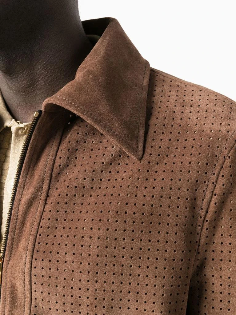 商品AMIRI|Fully-perforated leather jacket,价格¥9744,第5张图片详细描述