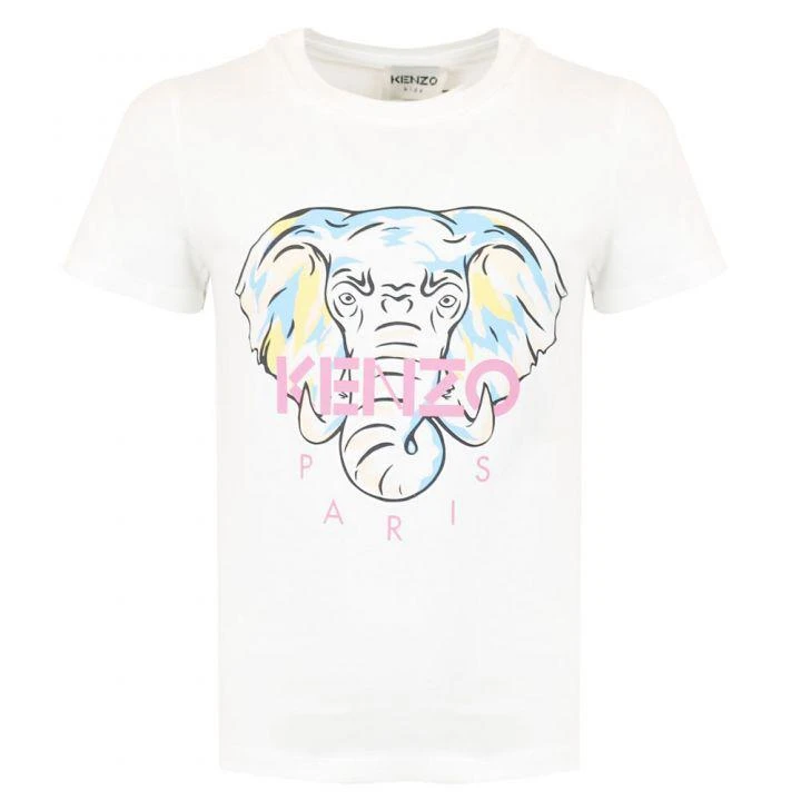 商品Kenzo|White Elephant Logo Short Sleeve T Shirt,价格¥199,第1张图片