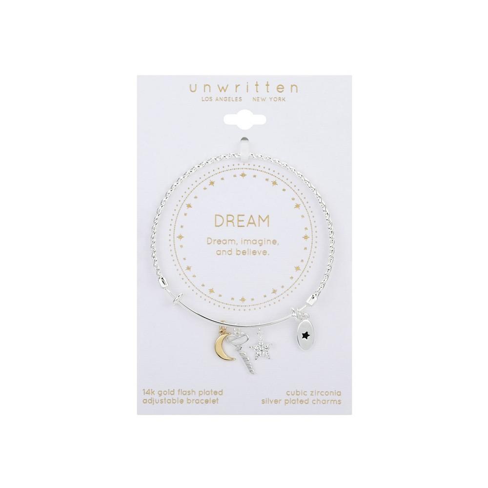 商品Unwritten|Fine Silver Plated 14Kt Gold Flash Plated Dream Braided Bangle Bracelet,价格¥117,第4张图片详细描述