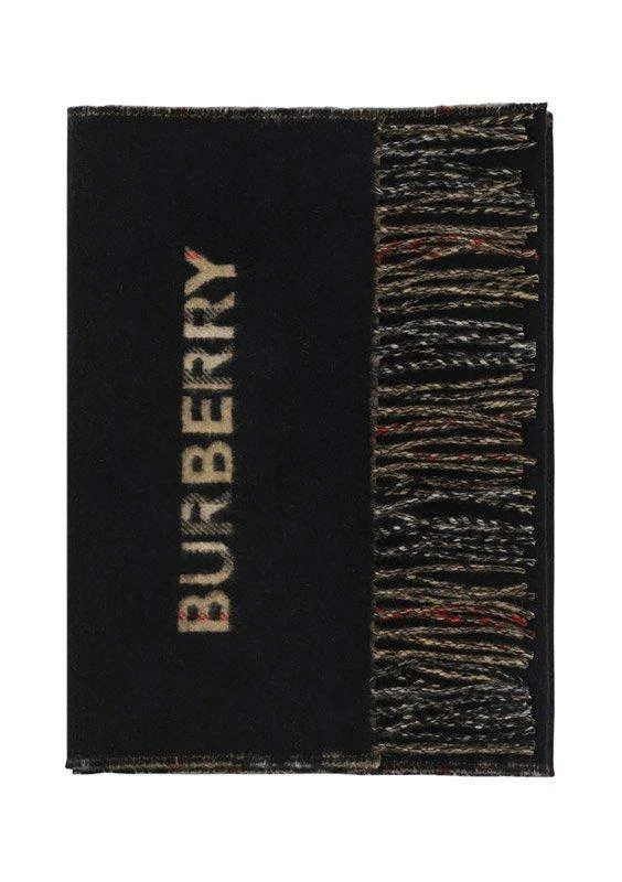 商品Burberry|Burberry Checked Frayed-Hem Scarf,价格¥3706,第3张图片详细描述