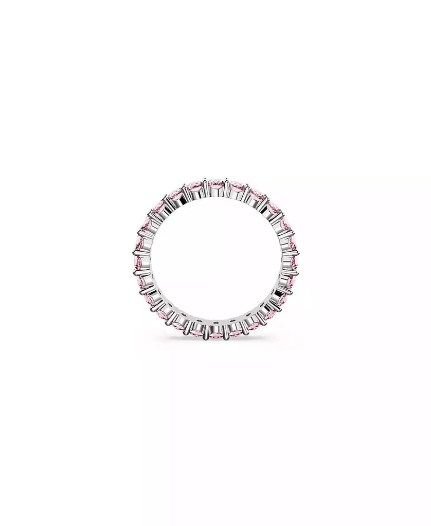 商品Swarovski|Crystal Round Cut Pink Matrix Ring,价格¥623,第4张图片详细描述