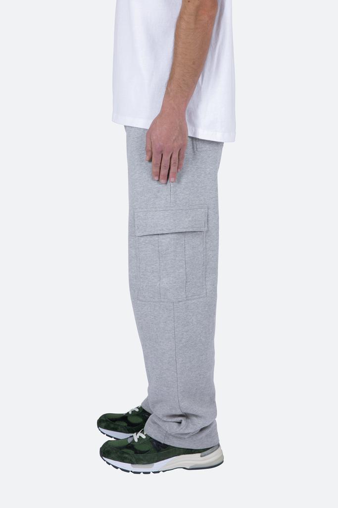 Relaxed Cargo Sweatpants - Grey商品第4张图片规格展示