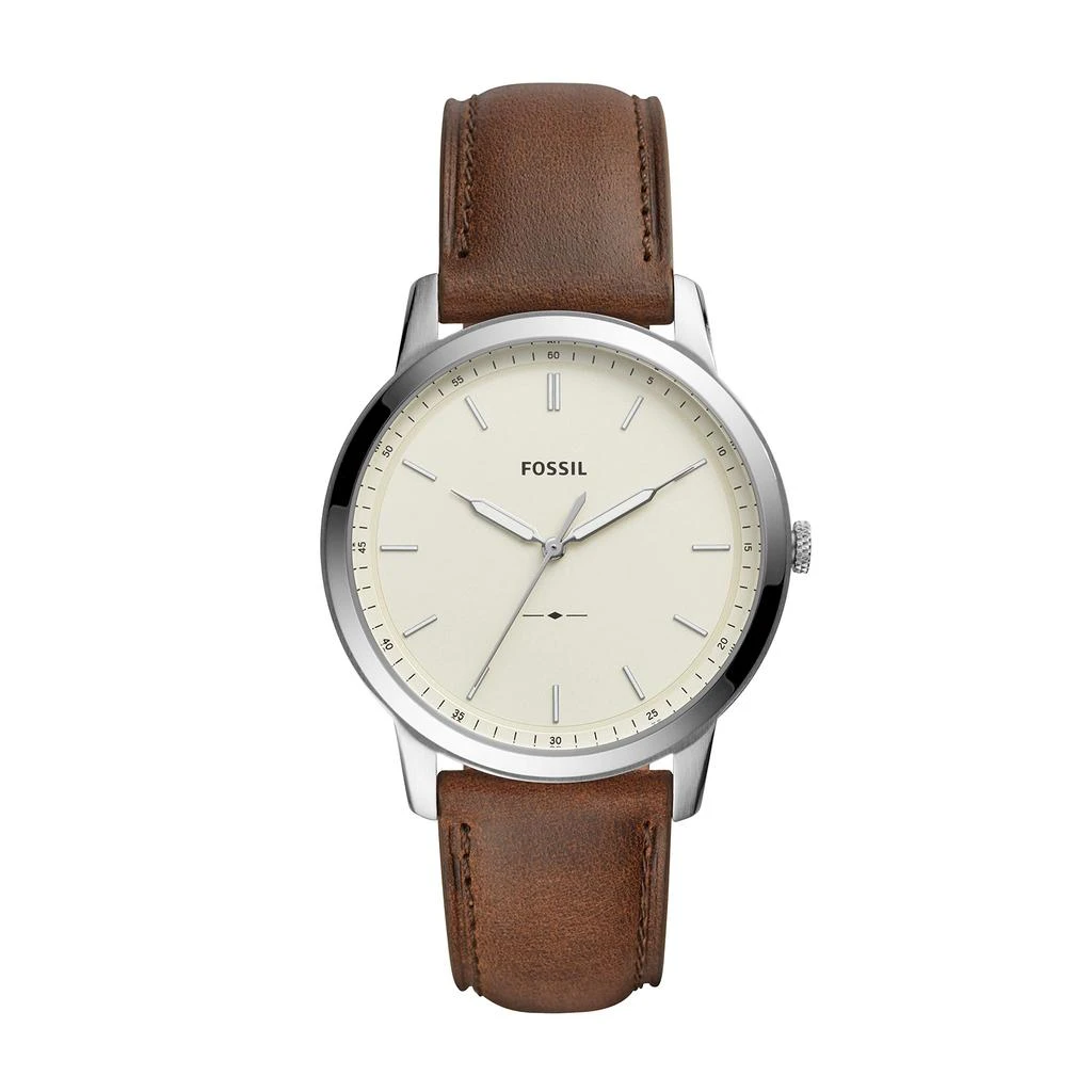 商品Fossil|Minimalist Three-Hand Watch,价格¥973,第1张图片