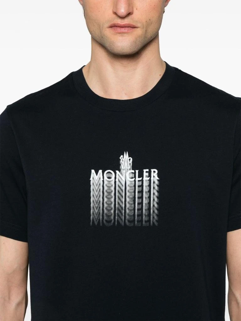 商品Moncler|MONCLER - Logo Cotton T-shirt,价格¥2948,第2张图片详细描述